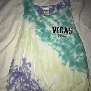 Tie dye Pink tank top